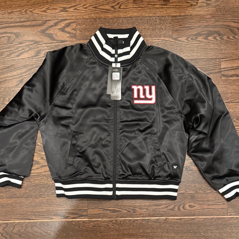 The Wild Collective x Anthropologie Giants Bomber Jacket - Picture 2 of 14